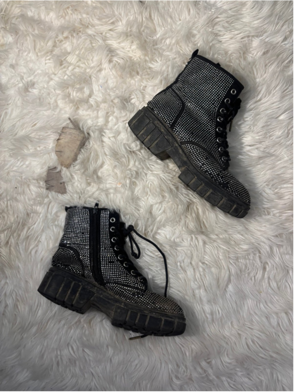 Extra well worn woman's boots